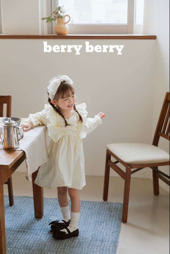 Berry Berry - Korean Children Fashion - #kidzfashiontrend - Angel Berry One-piece - 5