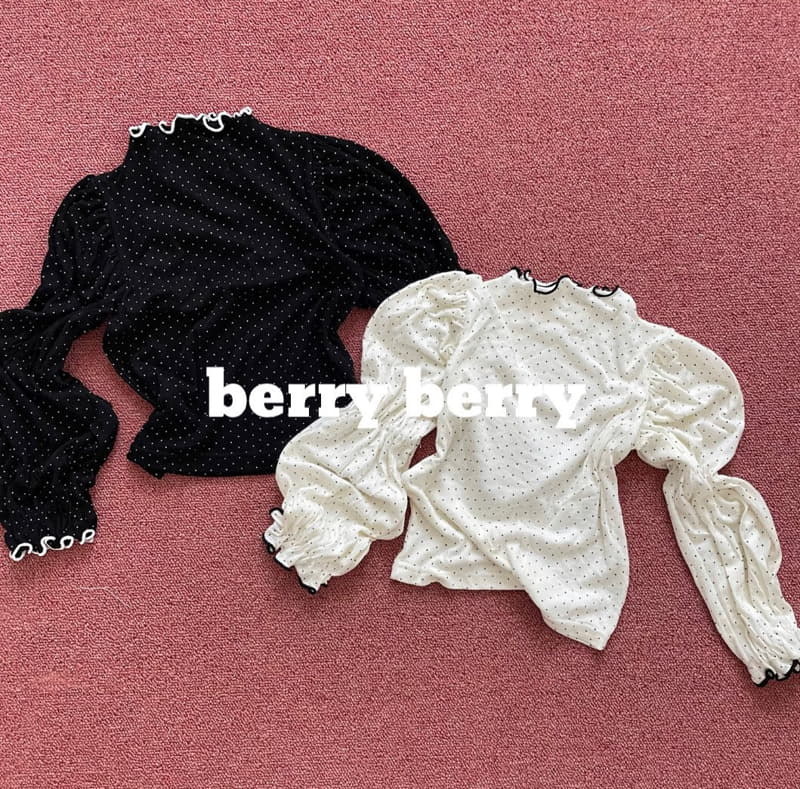 Berry Berry - Korean Children Fashion - #magicofchildhood - Dove Rib Tee