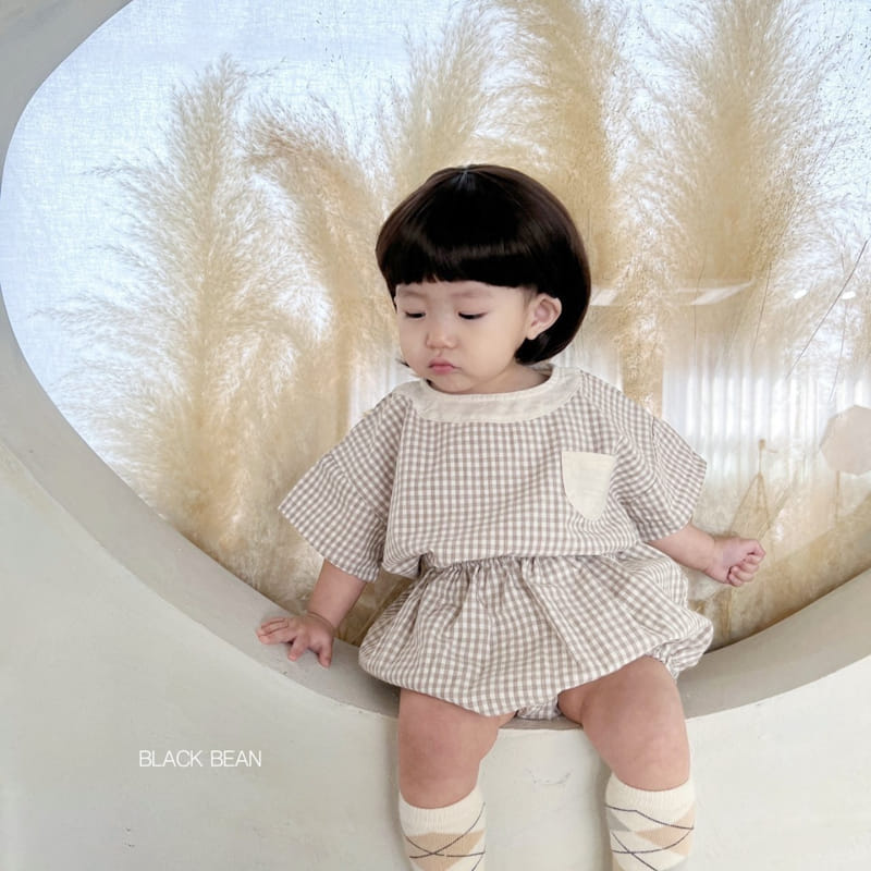 Black Bean - Korean Baby Fashion - #babyootd - May Bebe Top Bottom Set - 2