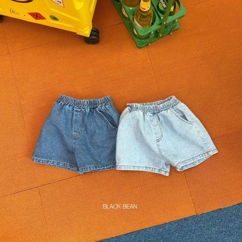 Black Bean - Korean Children Fashion - #todddlerfashion - 617 Vintage Denim Shorts - 8