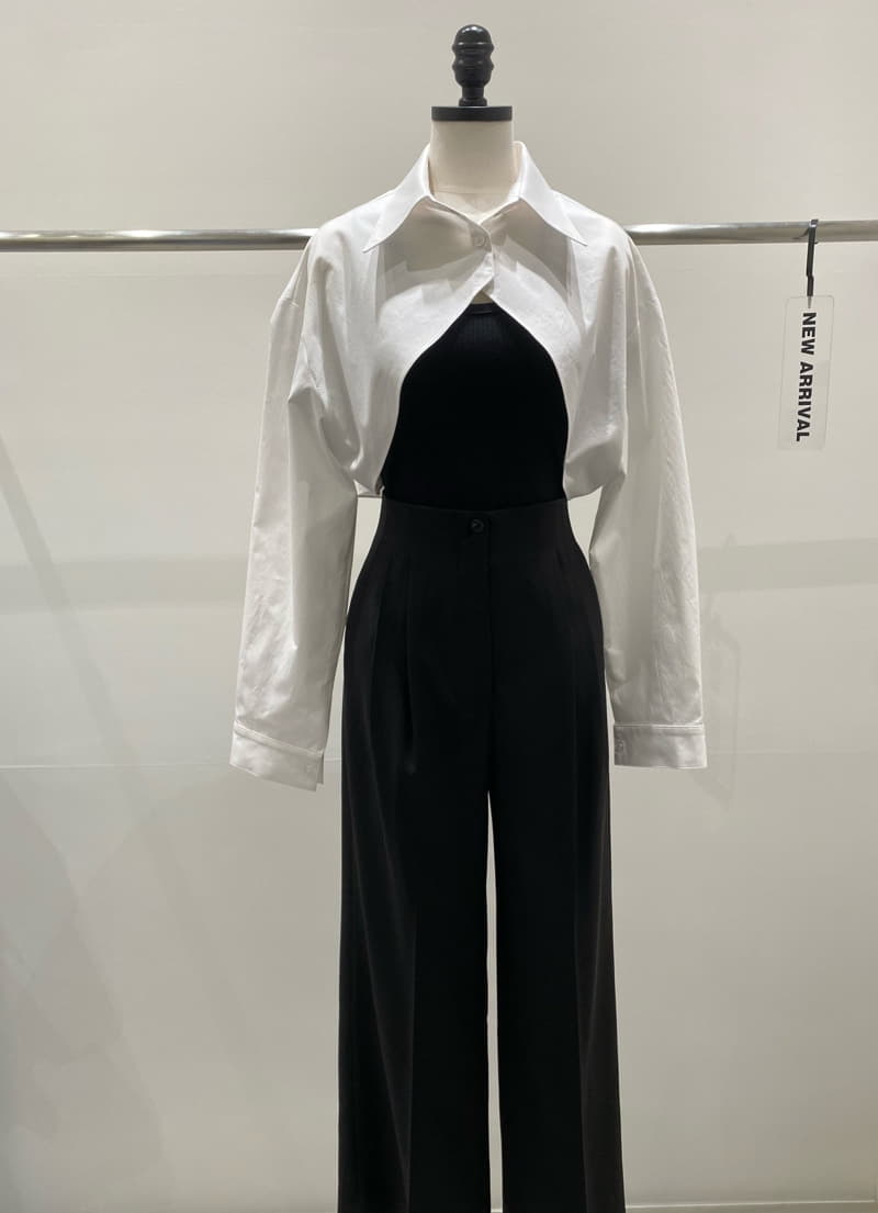 Boheme - Korean Women Fashion - #restrostyle - Crop Shirt
