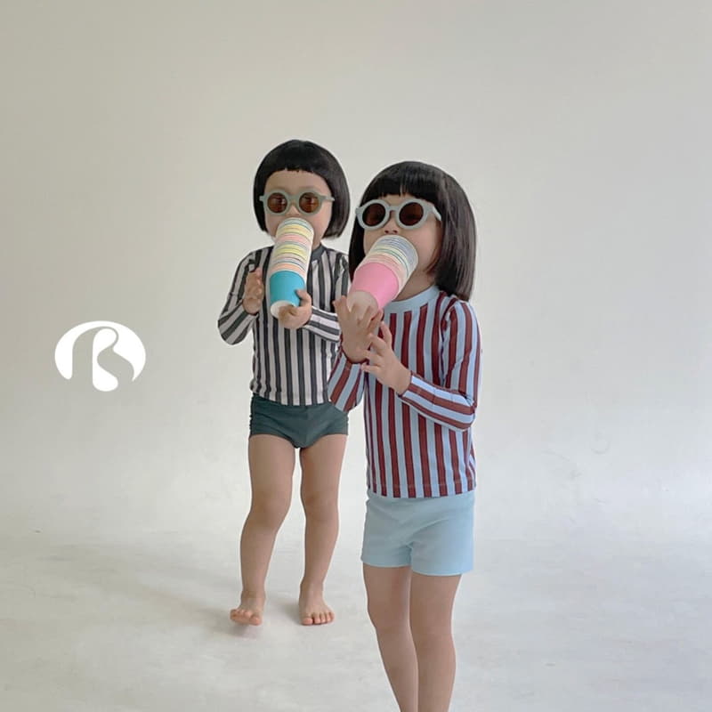 Bonobutton - Korean Children Fashion - #kidzfashiontrend - Frog Rashguard Set - 8