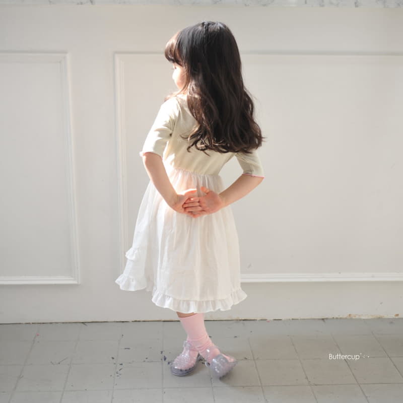 Buttercup - Korean Children Fashion - #prettylittlegirls - Rib Skirt One-piece - 4
