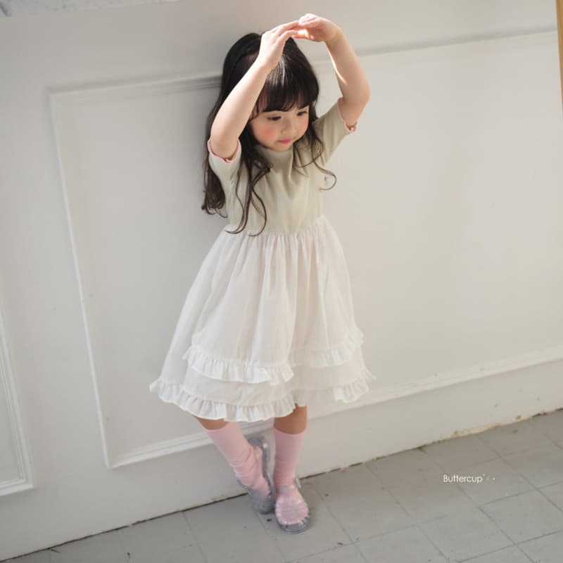 Buttercup - Korean Children Fashion - #childofig - Rib Skirt One-piece - 5