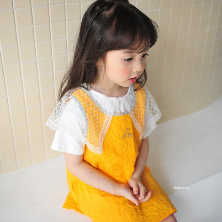 Buttercup - Korean Children Fashion - #childofig - Mesh Cape Tee - 5