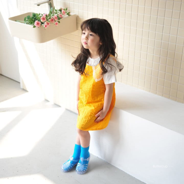Buttercup - Korean Children Fashion - #designkidswear - Mesh Cape Tee - 7