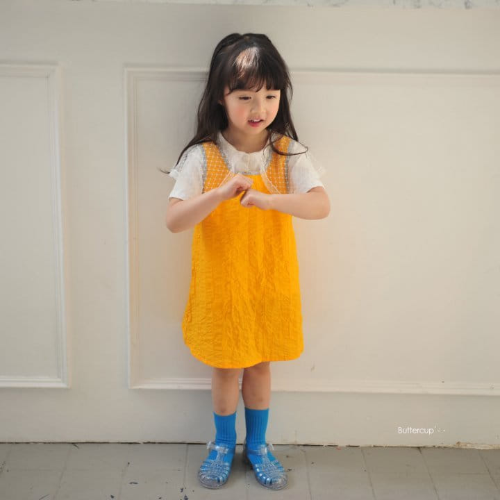 Buttercup - Korean Children Fashion - #discoveringself - Mesh Cape Tee - 8
