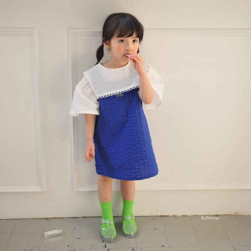 Buttercup - Korean Children Fashion - #kidzfashiontrend - Wave One-piece - 2