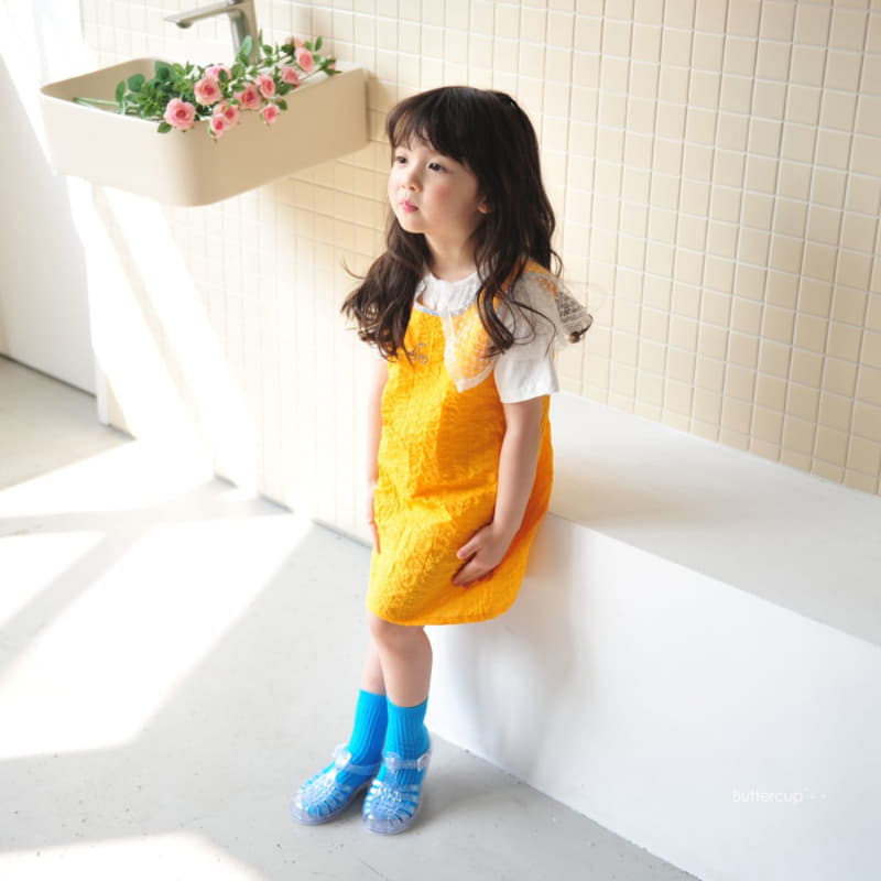 Buttercup - Korean Children Fashion - #Kfashion4kids - Wave One-piece - 4