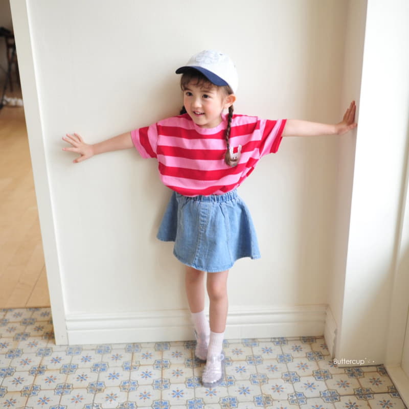 Buttercup - Korean Children Fashion - #magicofchildhood - Whole Denim Skirt Leggings - 7