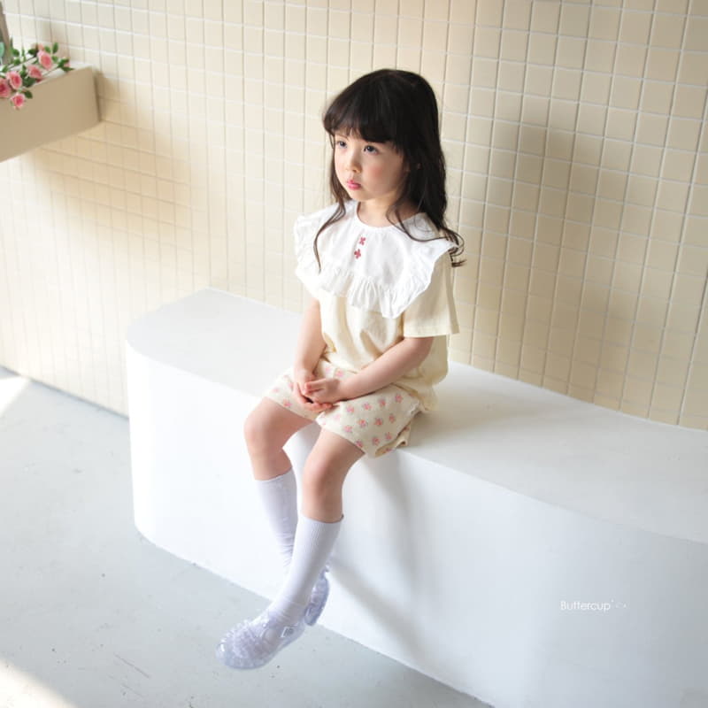 Buttercup - Korean Children Fashion - #prettylittlegirls - Lotty Waffle Lace Pants - 6