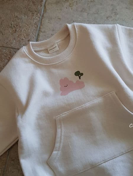 Choucream - Korean Baby Fashion - #babyboutiqueclothing - Rabbit Sweatshirt Bodysuit - 4