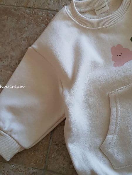 Choucream - Korean Baby Fashion - #babyfever - Rabbit Sweatshirt Bodysuit - 6