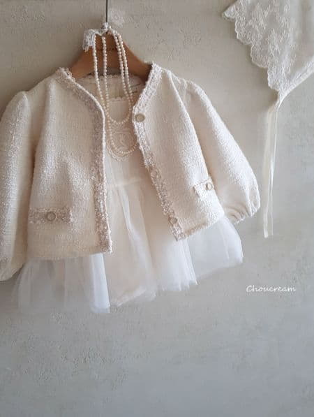 Choucream - Korean Baby Fashion - #babygirlfashion - Bebe Twid Jacket - 9