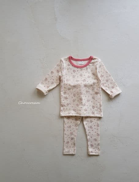 Choucream - Korean Baby Fashion - #babygirlfashion - Romance Flower Easywear