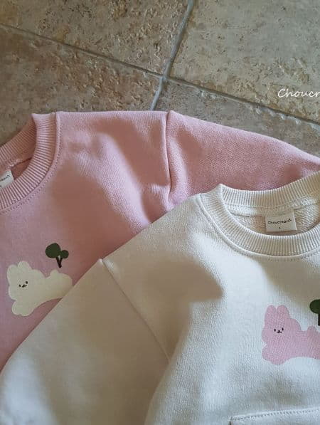 Choucream - Korean Baby Fashion - #smilingbaby - Rabbit Sweatshirt Bodysuit