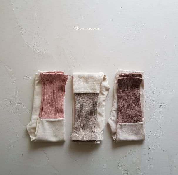 Choucream - Korean Baby Fashion - #smilingbaby - Bebe Rib Color Leggings - 11