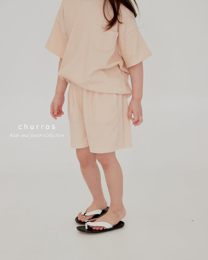 Churros - Korean Children Fashion - #Kfashion4kids - Easy Look Rib Top Bottom Set - 5