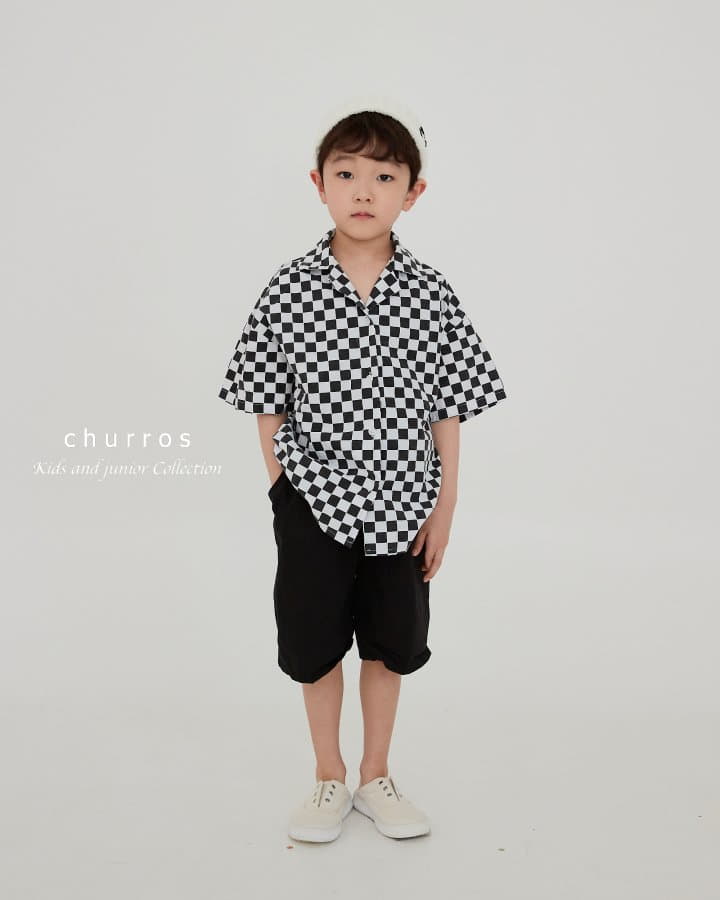 Churros - Korean Children Fashion - #Kfashion4kids - Check Summer Shirt - 2