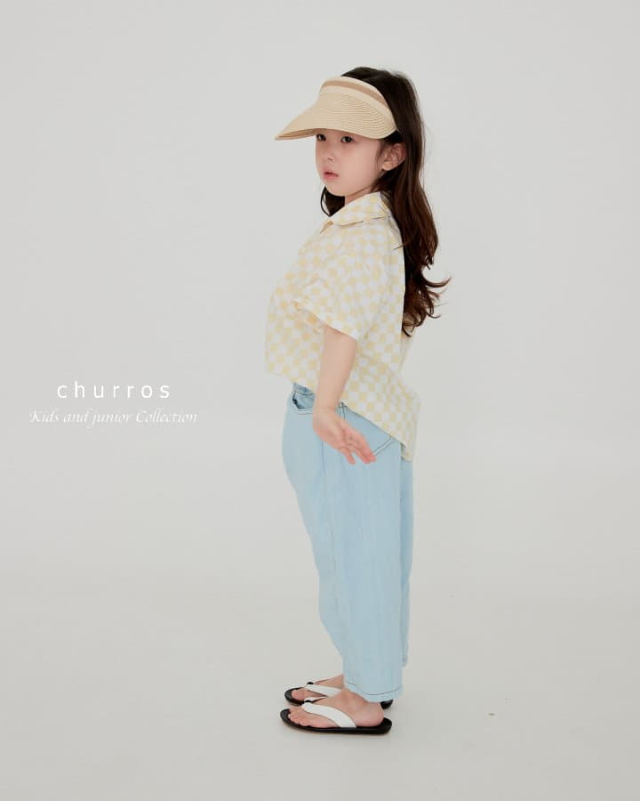 Churros - Korean Children Fashion - #childofig - Check Summer Shirt - 10