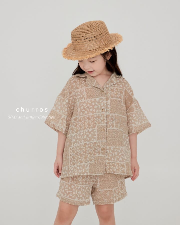 Churros - Korean Children Fashion - #childofig - Sahara Top Bottom Set - 2