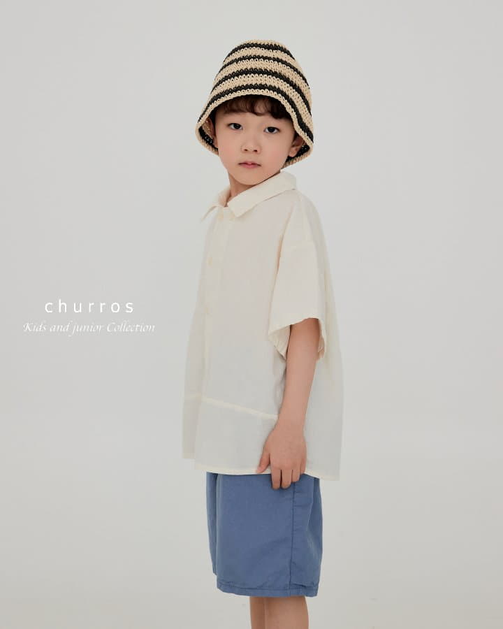 Churros - Korean Children Fashion - #childofig - Double Button Shirt - 5