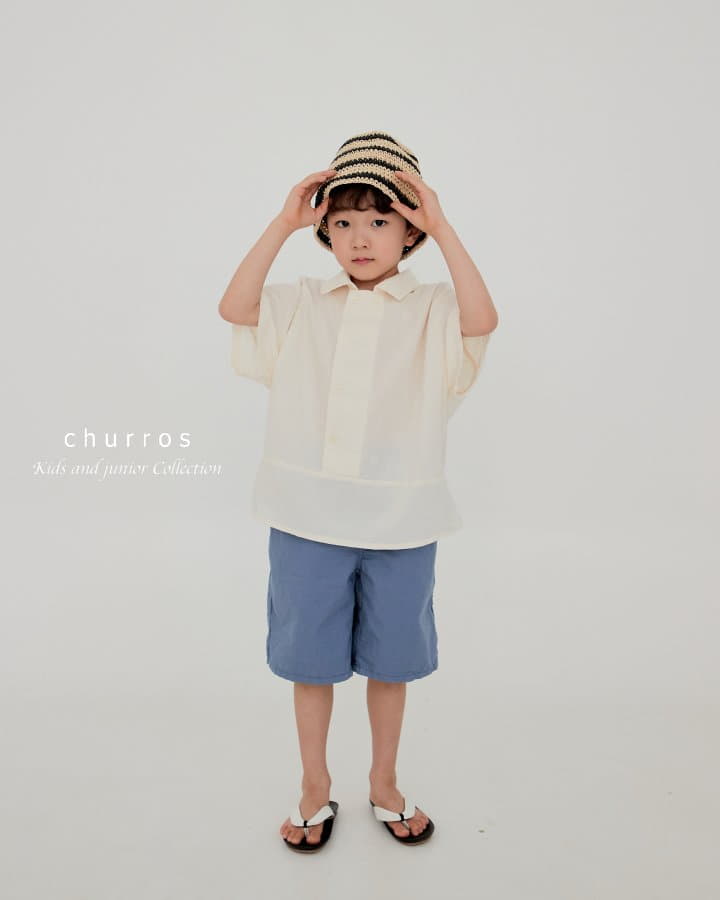 Churros - Korean Children Fashion - #childofig - Double Button Shirt - 6