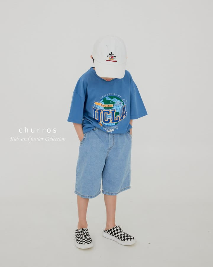Churros - Korean Children Fashion - #childofig - UCLA Paint Tee - 3