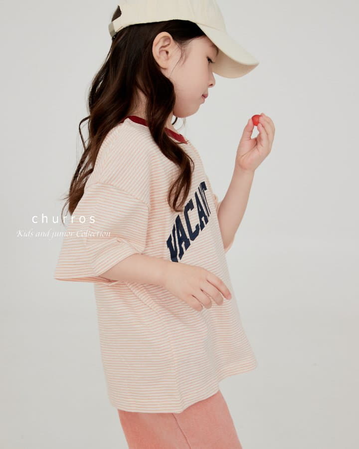 Churros - Korean Children Fashion - #childrensboutique - World Stripes Tee - 3