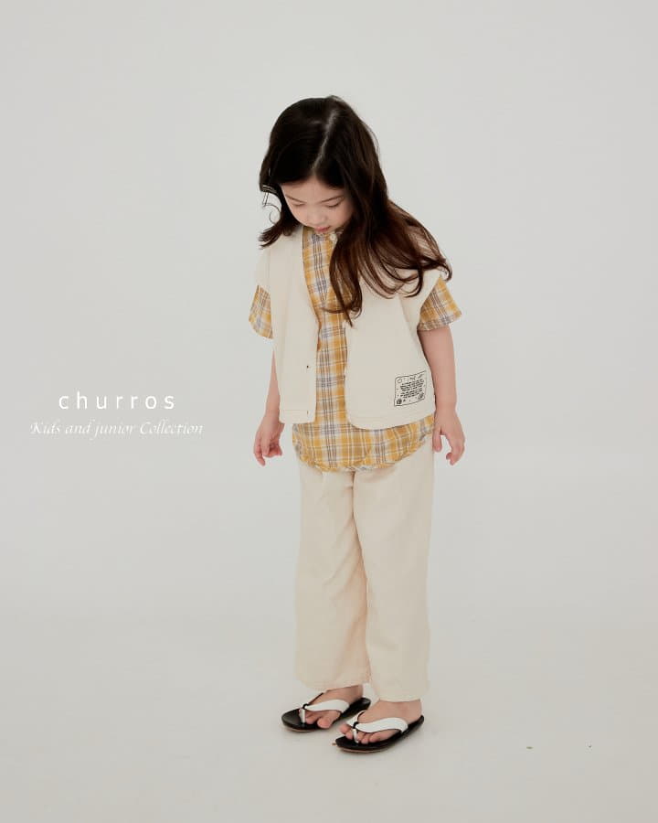 Churros - Korean Children Fashion - #childrensboutique - Bice Check Shirt - 2