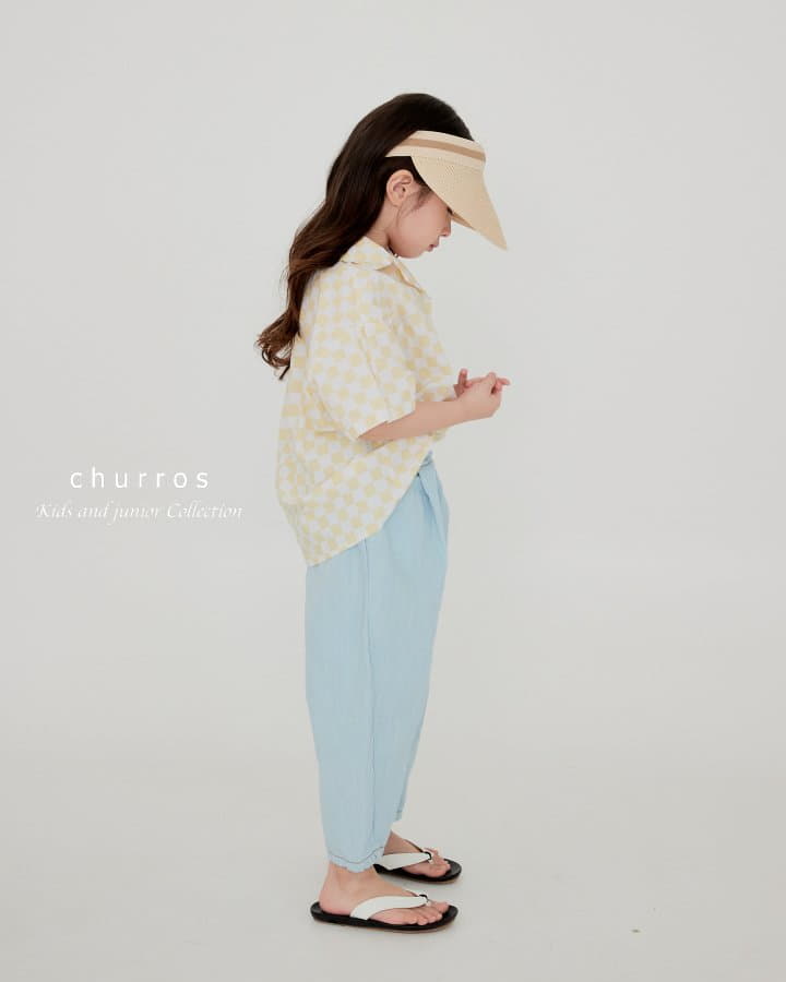 Churros - Korean Children Fashion - #designkidswear - Check Summer Shirt - 12