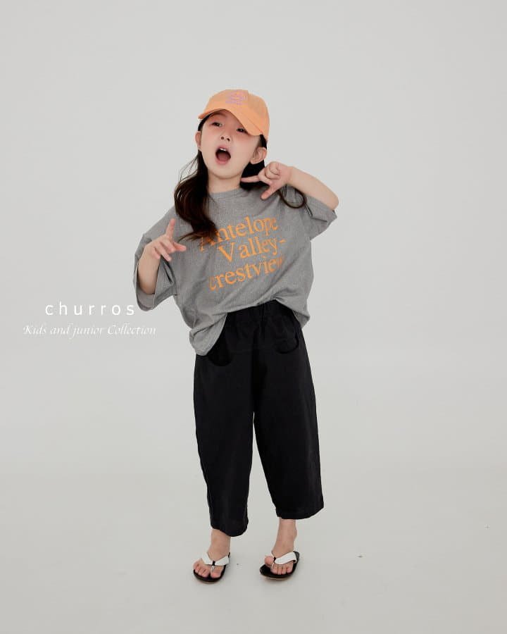 Churros - Korean Children Fashion - #designkidswear - Valley Pigment Tee - 8