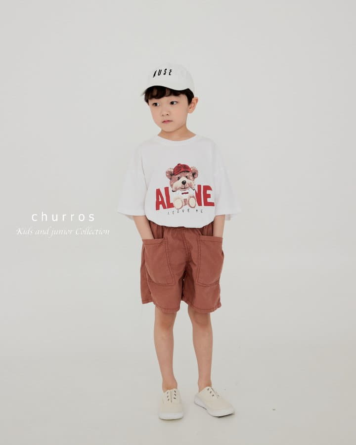 Churros - Korean Children Fashion - #fashionkids - Square Pocket Shorts - 7