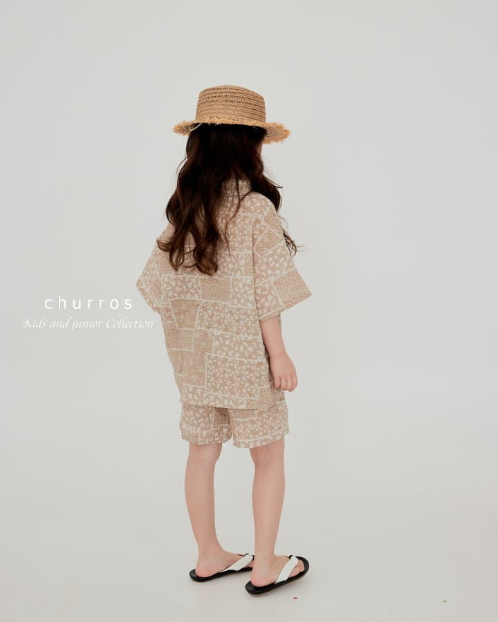 Churros - Korean Children Fashion - #fashionkids - Sahara Top Bottom Set - 6