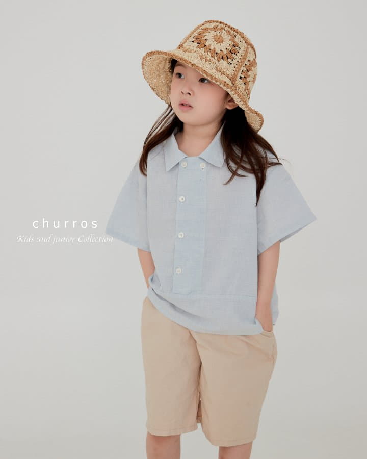 Churros - Korean Children Fashion - #fashionkids - Double Button Shirt - 10