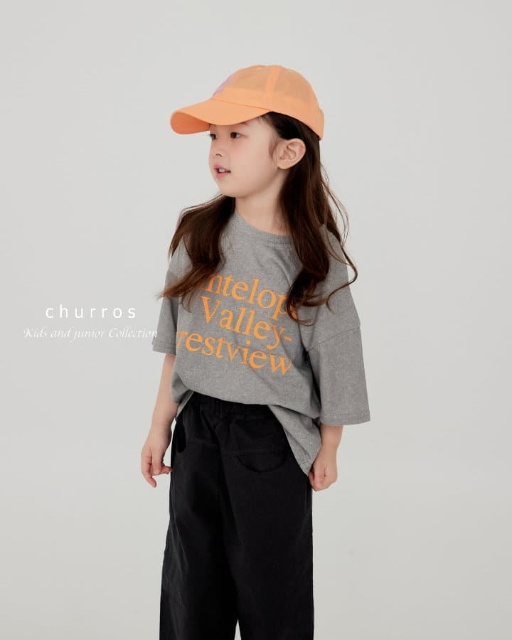 Churros - Korean Children Fashion - #kidsshorts - Valley Pigment Tee - 11