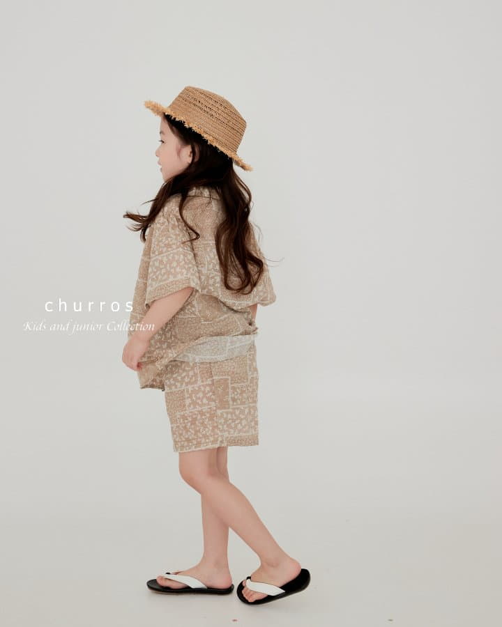 Churros - Korean Children Fashion - #kidsshorts - Sahara Top Bottom Set - 7
