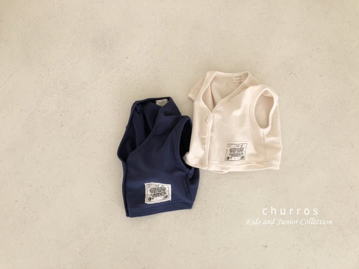 Churros - Korean Children Fashion - #kidsshorts - Overfit Vest