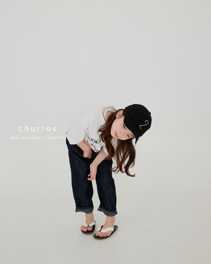 Churros - Korean Children Fashion - #kidsshorts - Linen Denim Unbal Pants - 10