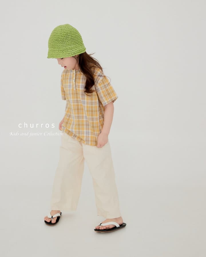 Churros - Korean Children Fashion - #kidsstore - Bice Check Shirt - 7