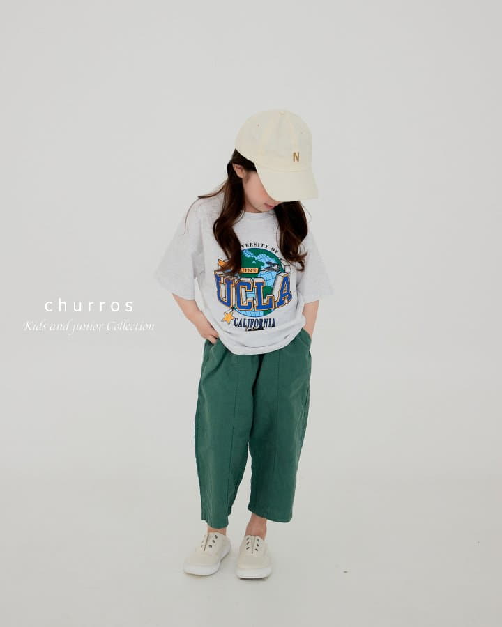 Churros - Korean Children Fashion - #kidsstore - UCLA Paint Tee - 10