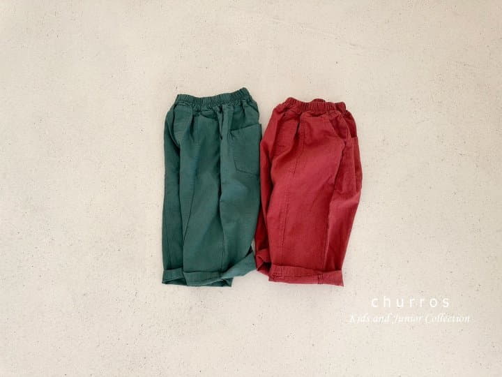 Churros - Korean Children Fashion - #kidzfashiontrend - Slit Line Pants - 12