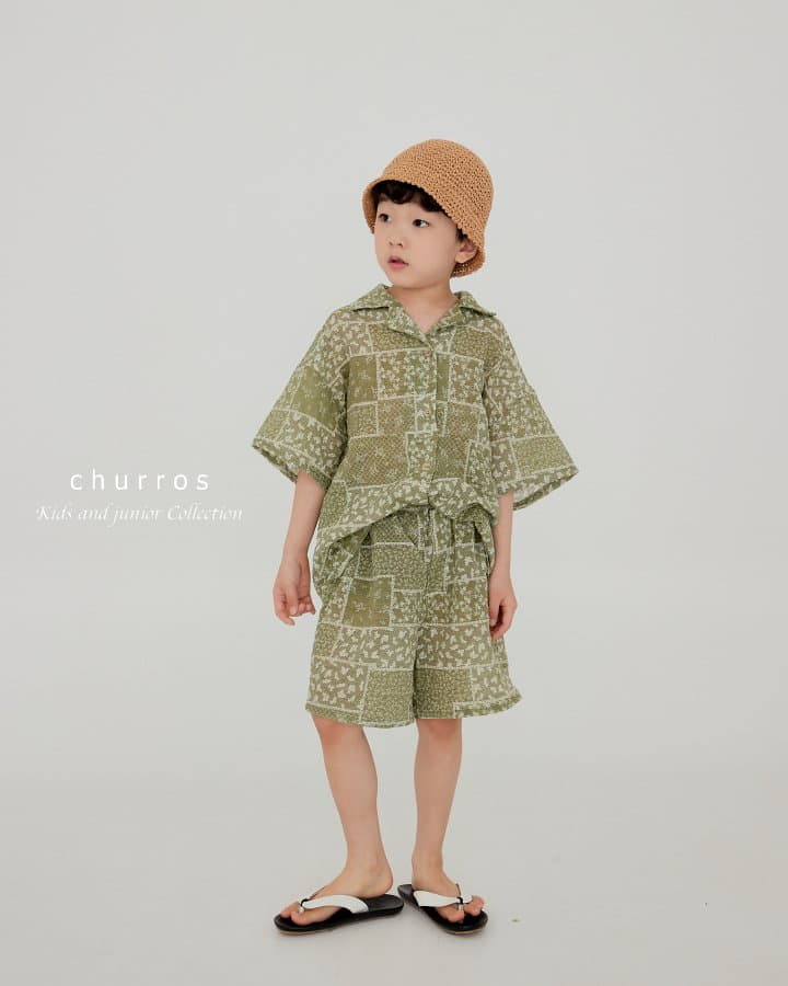 Churros - Korean Children Fashion - #kidzfashiontrend - Sahara Top Bottom Set - 9