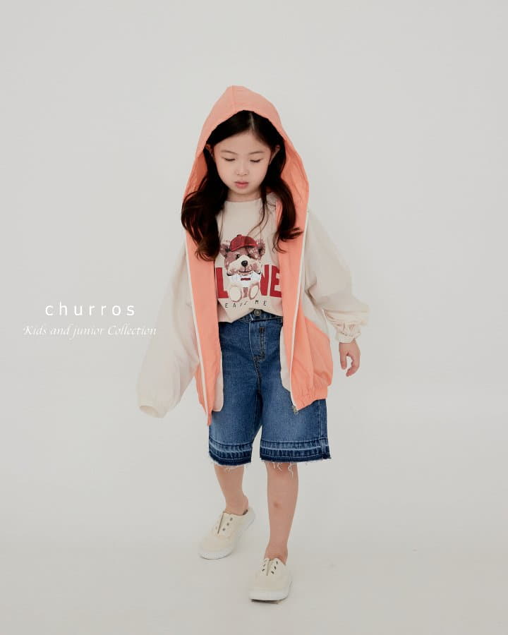 Churros - Korean Children Fashion - #magicofchildhood - Leafave Bear Tee - 9