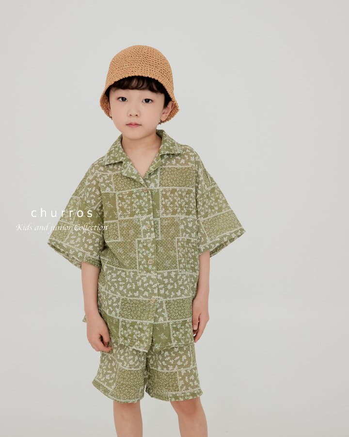 Churros - Korean Children Fashion - #magicofchildhood - Sahara Top Bottom Set - 12
