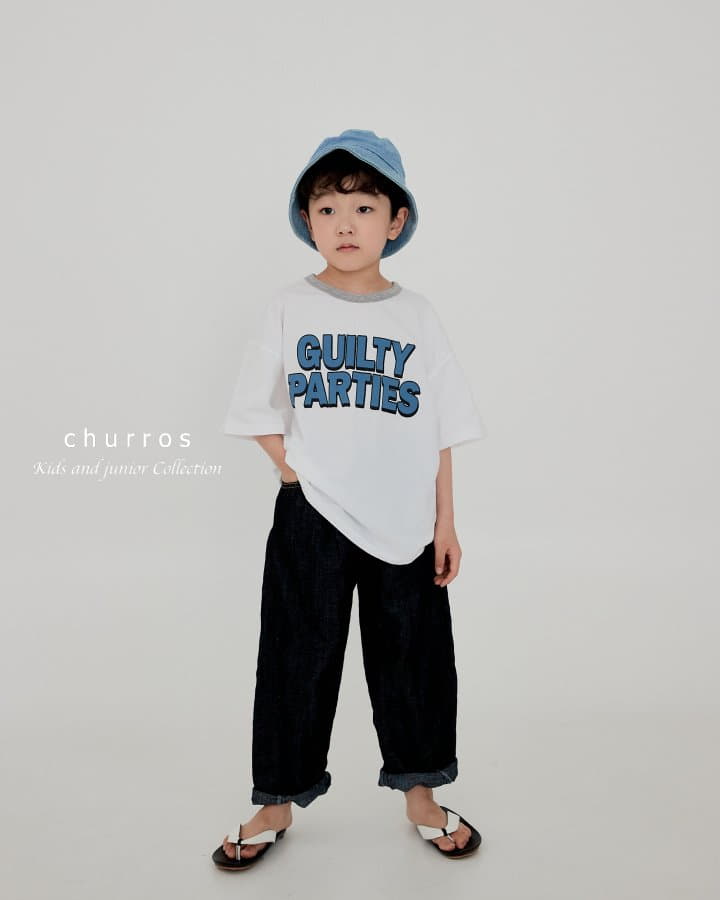 Churros - Korean Children Fashion - #magicofchildhood - Linen Denim Unbal Pants