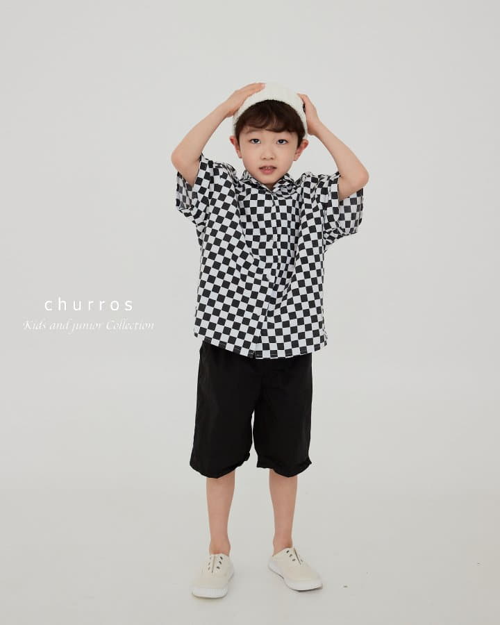 Churros - Korean Children Fashion - #minifashionista - Check Summer Shirt - 5