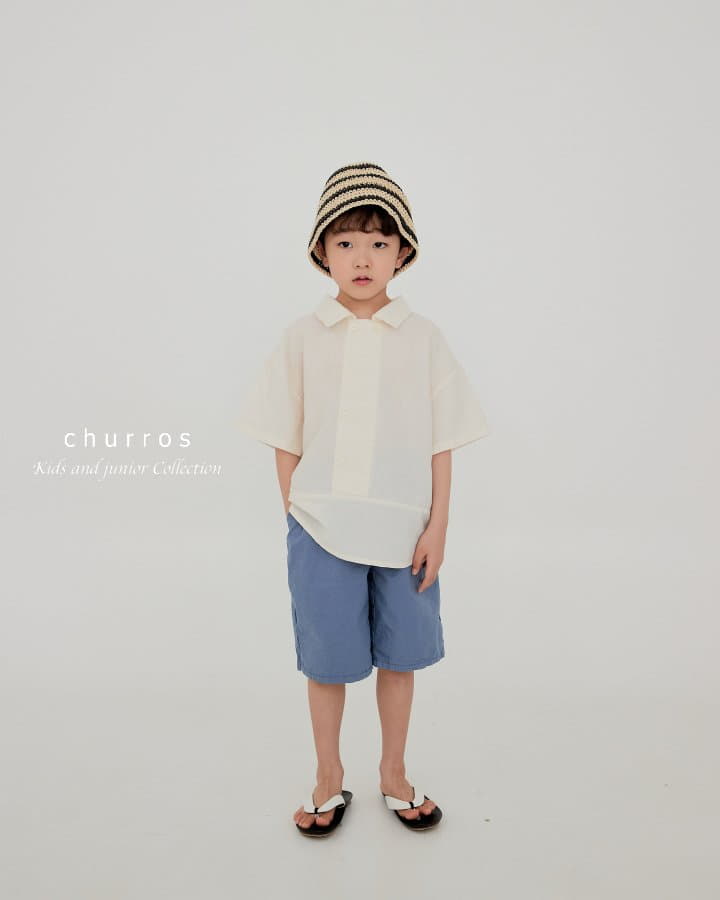 Churros - Korean Children Fashion - #minifashionista - Double Button Shirt - 3