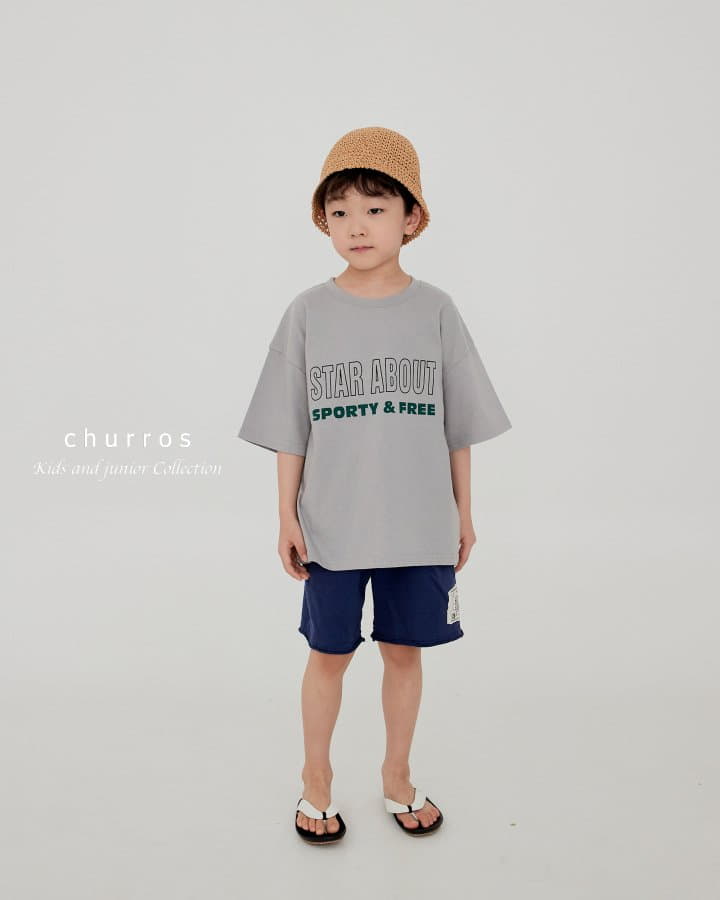 Churros - Korean Children Fashion - #prettylittlegirls - Star About Tee - 8