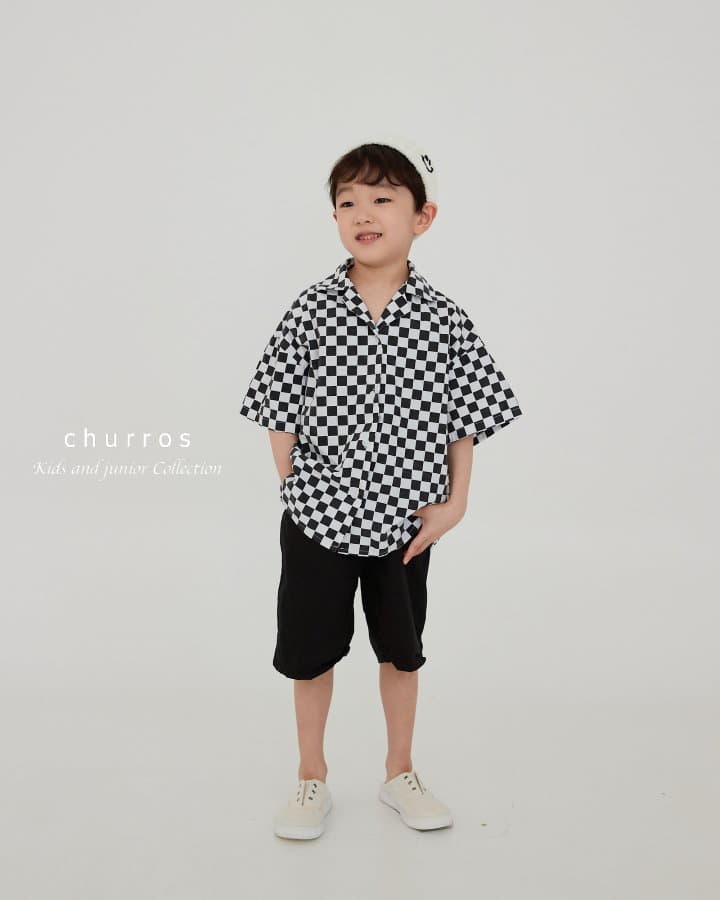 Churros - Korean Children Fashion - #prettylittlegirls - Check Summer Shirt - 6